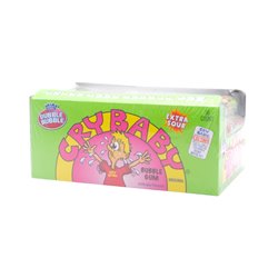 30879 - Cry Baby Extra Sour Bubble Gum - 36ct - BOX: 12 Pkg