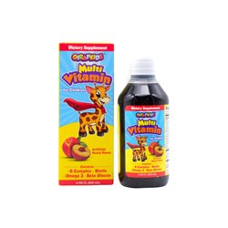 30919 - PH GirafKid Multi Vitaminas. Suplemento Dietético Para Niños. Melocotón - 8oz (240g) - BOX: 24 Units