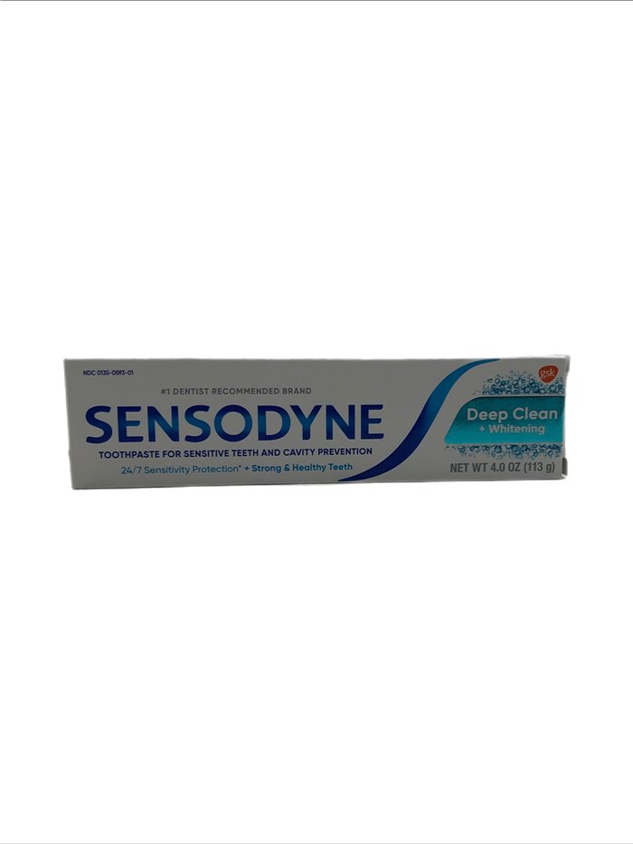 28686 - Sensodyne Toothpaste, Deep Clean - 4.0 oz. 08700 - Box:  - Loc: F1