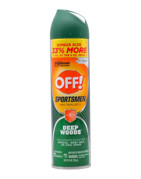 28689 - Off! Sport Men Repellent -  Deep Woods - Sweat Resistant 3. - (Case of 12) 8 oz  01603 - Box:  - Loc: I8