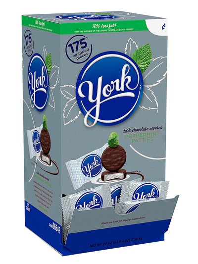 8216 - York Peppermint Patties - 175ct - Box:  - Loc: M8