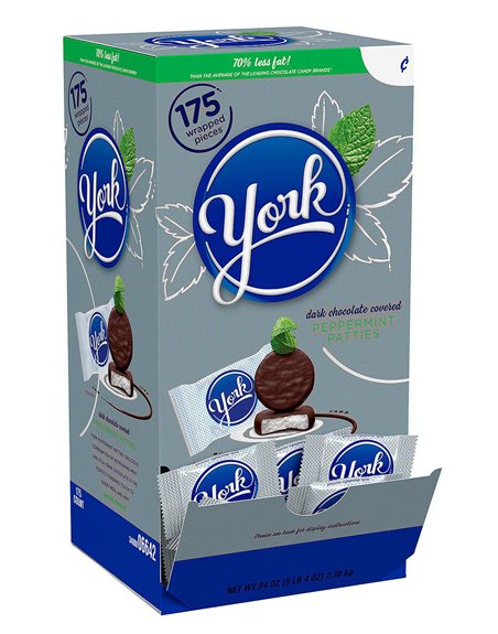 8216 - York Peppermint Patties - 175ct - Box:  - Loc: M8