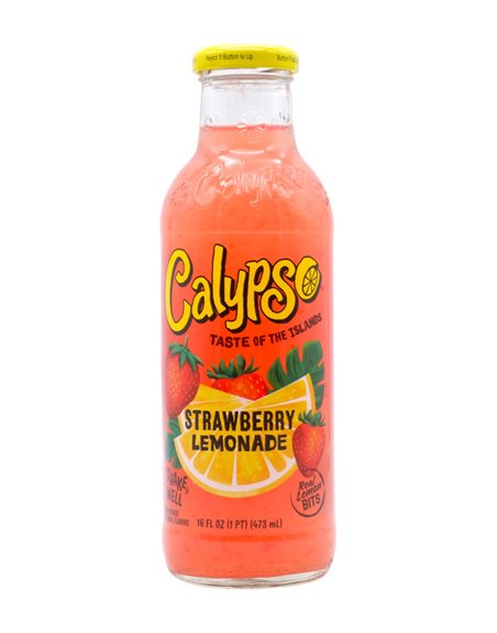 28714 - Calypso Strawberry Lemonade - 16 fl. oz. (12 Pack) - Box:  - Loc: D1