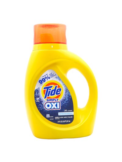 28720 - Tide Liquid Detergent, Simply Oxi - 31 fl. oz. (Case of 6) - Box:  - Loc: C3