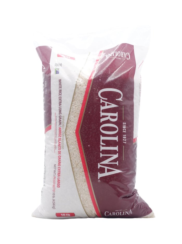28722 - Carolina Rice ELG 4% - 10Lb. - (Case OF 4) - Box:  - Loc: R2