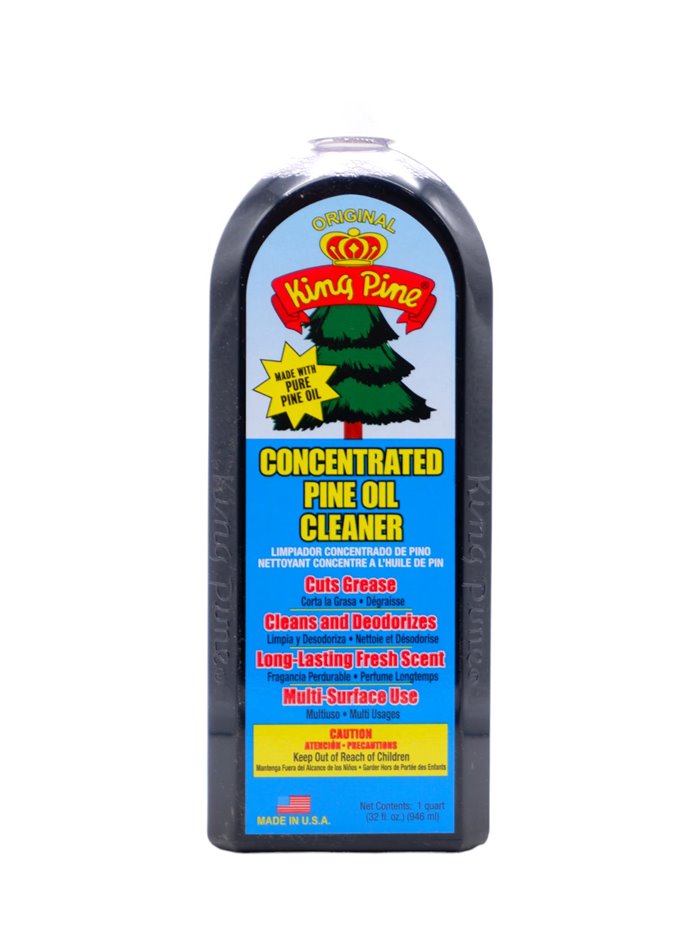 28732 - King Pine Oil Cleaner  Black - 32 fl. oz. (Case of 12) - Box:  - Loc: C12