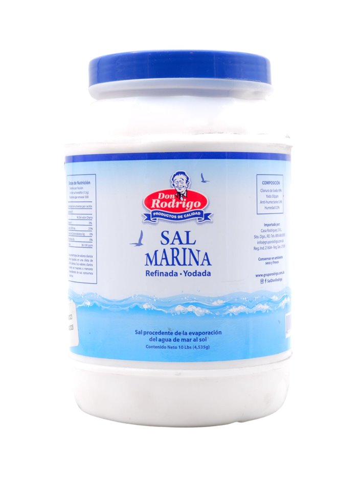 28772 - Don Rodrigo Sea Salt 10lbs. - Box:  - Loc: 