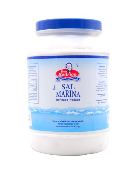 28772 - Don Rodrigo Sea Salt 10lbs. - Box:  - Loc: 