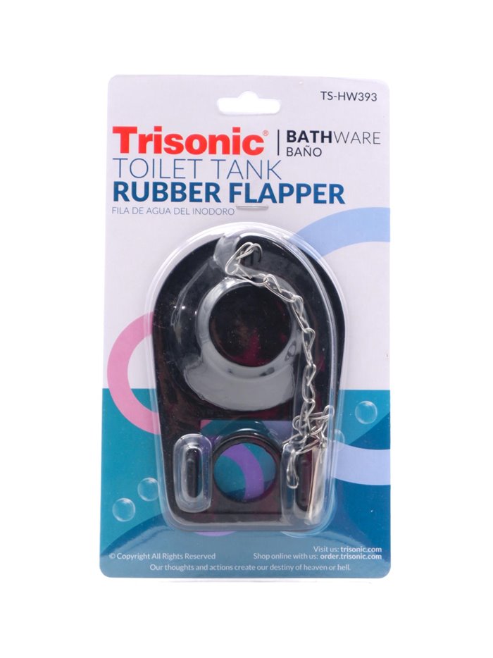 28798 - Trisonic Toilet Tank Rubber Flapper (TS-HW393) - Box:  - Loc: A1