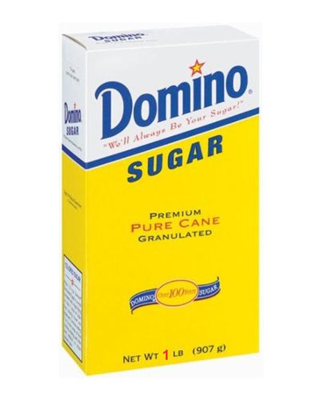 8294 - Domino Sugar - 1 Lb. (Case of 24) - Box:  - Loc: H2