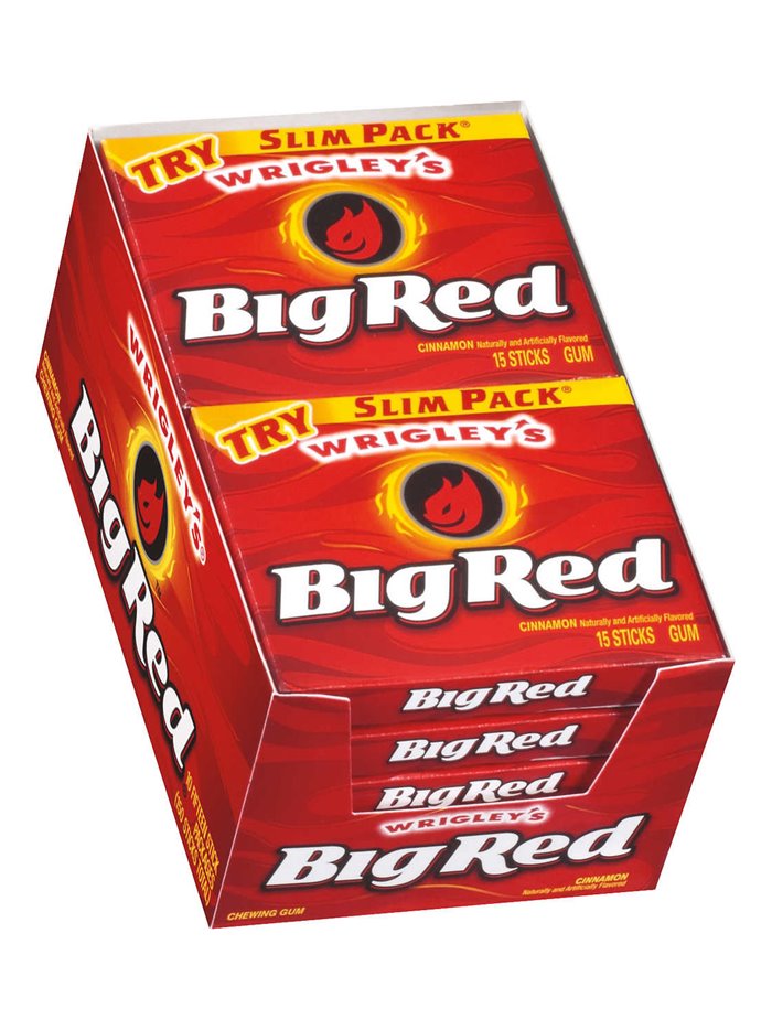 8298 - Wrigley's Big Red Gum - 10 Pack - Box:  - Loc: N1