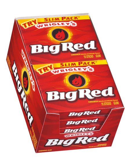 8298 - Wrigley's Big Red Gum - 10 Pack - Box:  - Loc: N1