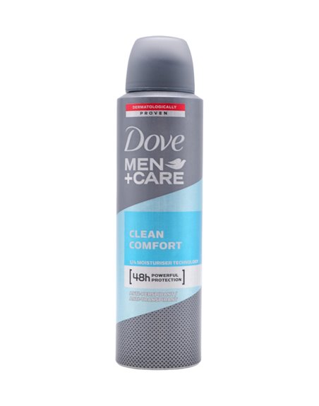28816 - Dove Deodorant Spray, Clean Comfort - 150ml. (Case of 6) - Box:  - Loc: K9