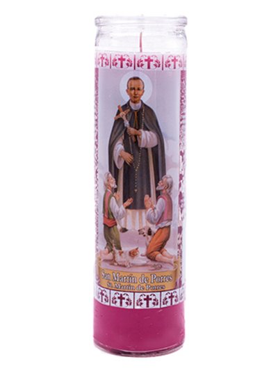 12217 - Candle St. Martin de Porres - (Case of 12) - Box:  - Loc: A10
