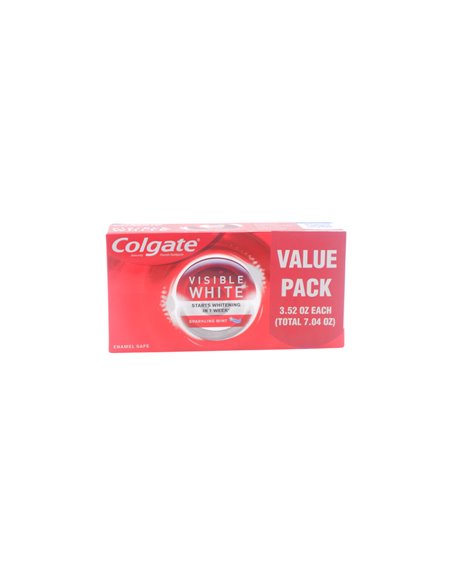 28837 - Colgate Visible White - 100g (Twin Package) - Box:  - Loc: J0