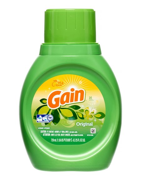 8317 - Gain Liquid Laundry Detergent, Original - 25 fl. oz. (Case of 6) (12783) - Box:  - Loc: C1