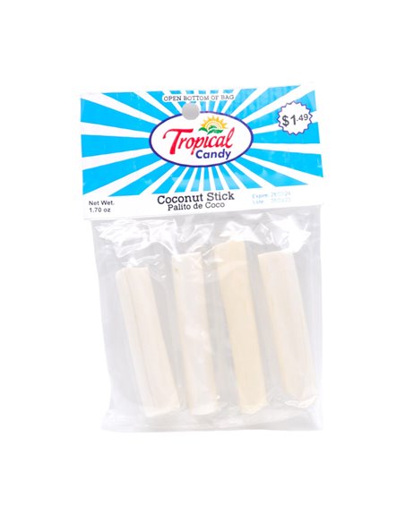 28850 - Tropical Coconut Stick (Palito De Coco) - 12ct/1.70oz - Box:  - Loc: 