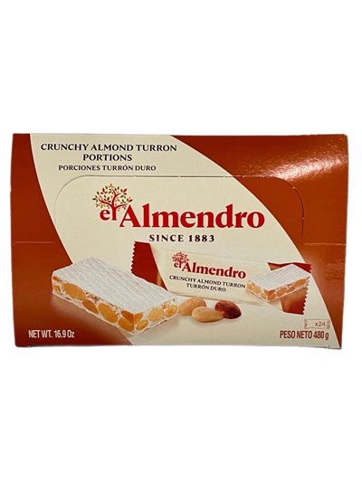 28879 - El Almendro Turron Duro 16.9 oz (24 Units) - 12 Pkg Master Case - Box:  - Loc: 