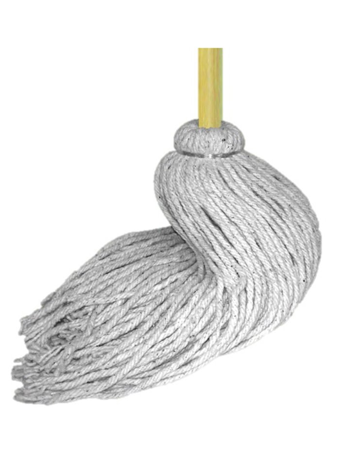 8457 - Mop W/ Wood Stick, No. 20 - Box:  - Loc: A6