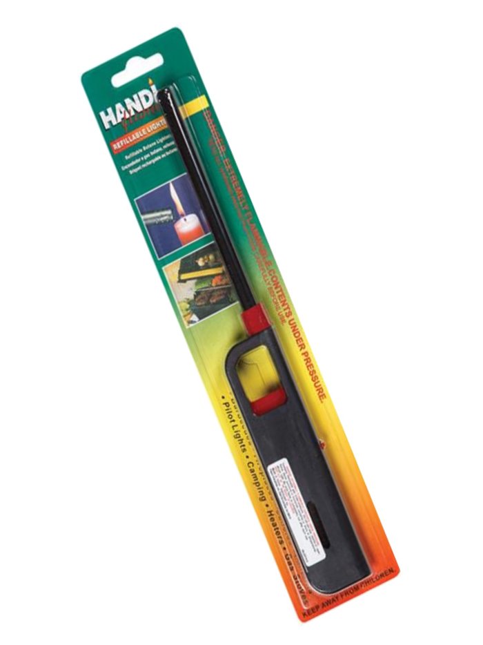 8487 - Handi Flame Refillable Lighter (Encendedor de Gas Largo). (Case of 144) - Box:  - Loc: J2