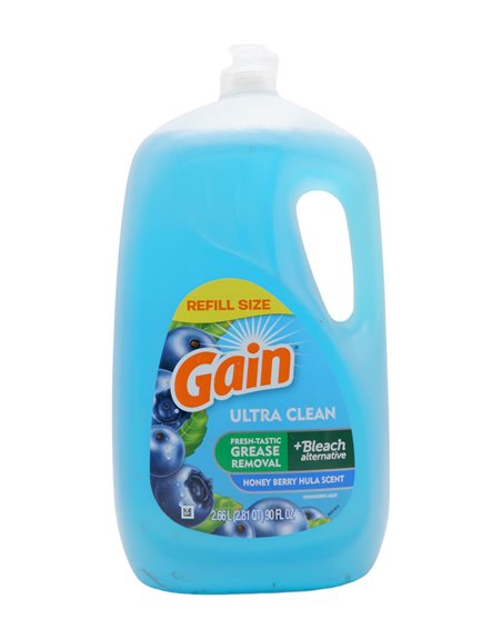 29061 - Gain Liquid Dish Washer, Ultra Honey Berry Hula /6 - 90 fl. oz. (0357) - Box:  - Loc: C2