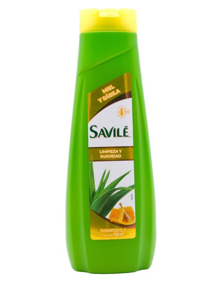 29077 - Savile Shampoo 2 En 1, Miel & Sabila - 12/700ml - Box:  - Loc: K12