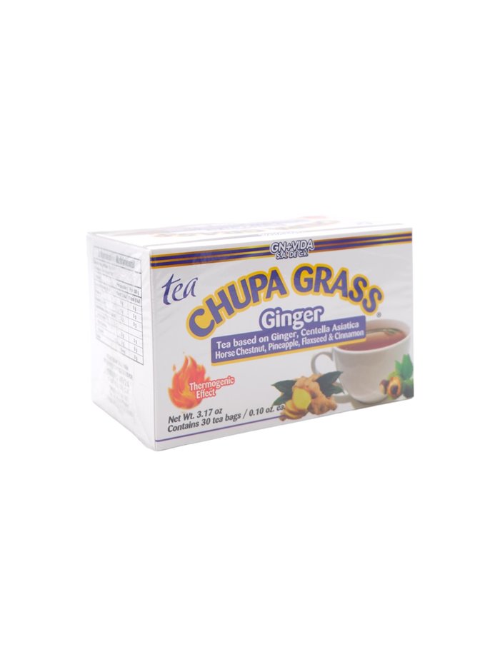 29110 - Chupa Grass Ginger ( Centella Asiatica, Horse Chestnu, Pineaple, Flaxseed, Cinnamon ) Te 3.17 oz - Box:  - Loc: M1