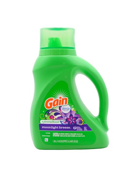 29122 - Gain Liquid Moonligth Breeze- 46 fl. oz. (Case of 6) (77129) - Box:  - Loc: A1