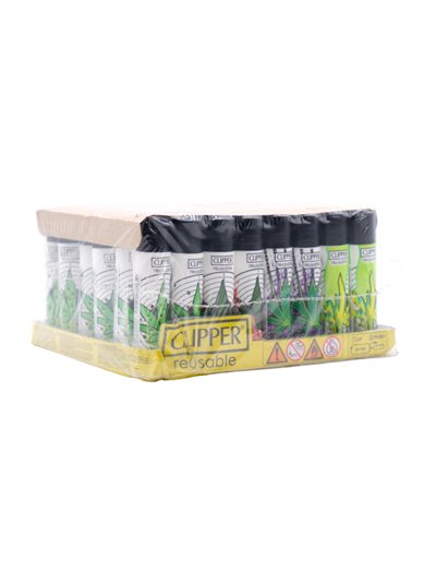 29160 - Clipper Lighters Daily Weed - 48 Count - Box:  - Loc: J2
