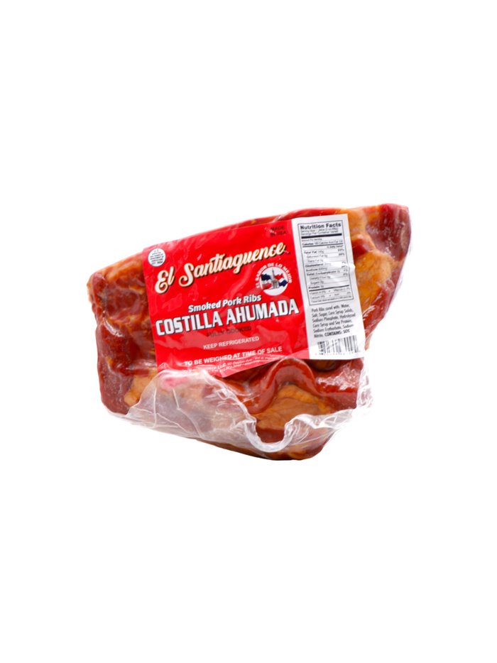29213 - El Santiaguence Smoked Pork Chops (Costilla Ahumada) - Lbs - Box:  - Loc: 
