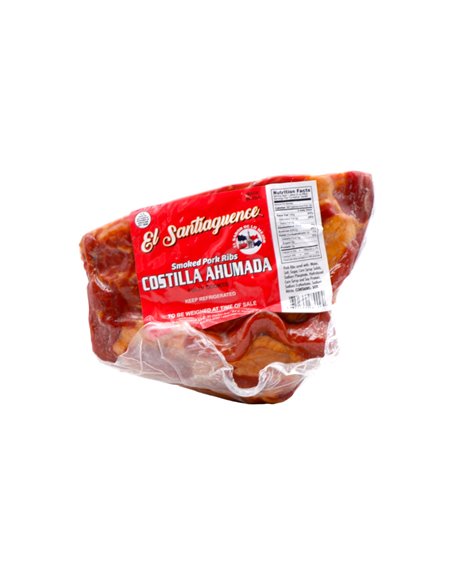 29213 - El Santiaguence Smoked Pork Chops (Costilla Ahumada) - Lbs - Box:  - Loc: 