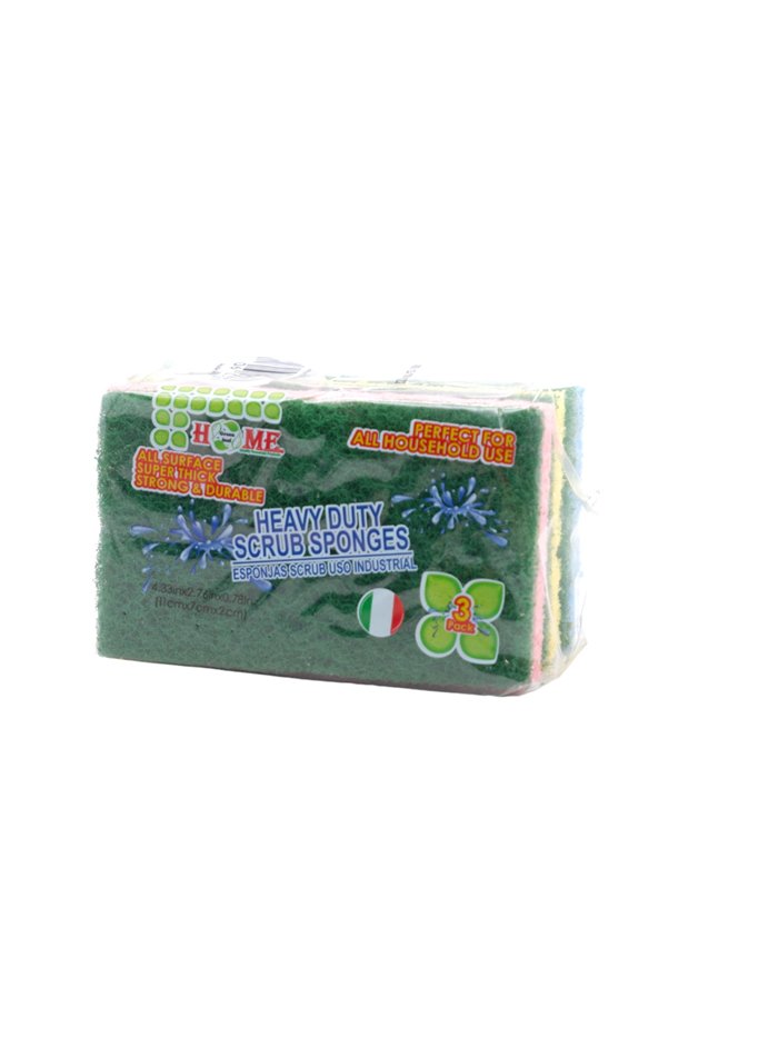 29231 - Uniware Heavy Duty Scrubb Sponge 3pack (C21-00014) - Box:  - Loc: J7