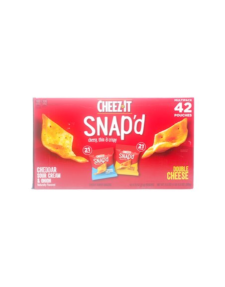 29255 - Cheez-It Snap'd Variety Pack - 42 Pack - Box:  - Loc: F5