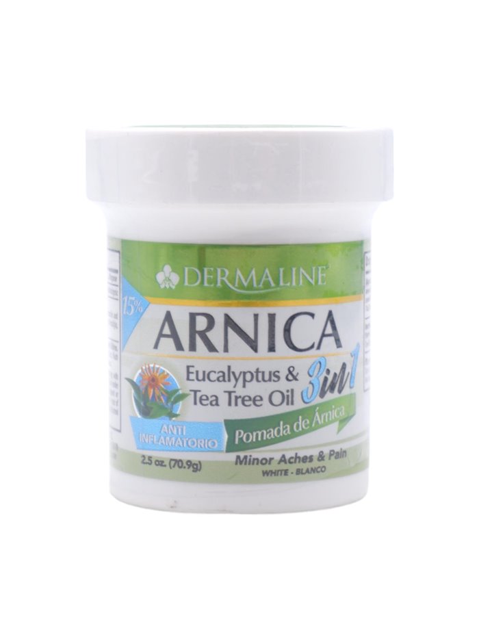 29267 - Dermaline Arnica Pomada 3 In 1 (Salvia, Curcurrin & Ginger Oil) - 2.5 oz. - Box:  - Loc: L3
