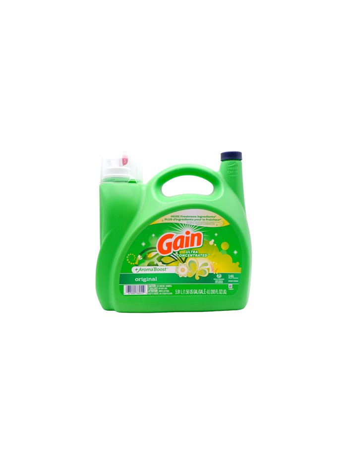 29280 - Gain Liquid Laundry Detergent, Original - 208 fl. oz. (Case of 2) - Box:  - Loc: C1