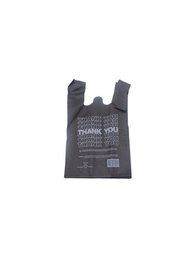 29284 - Non-Wove Vest Bag  15x8x15.8x200 Black - Box:  - Loc: C12