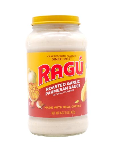 29331 - Ragú Roasted Garlic Parmesan Pasta Sauce - 16 oz. (Case of 12) - Box:  - Loc: G8