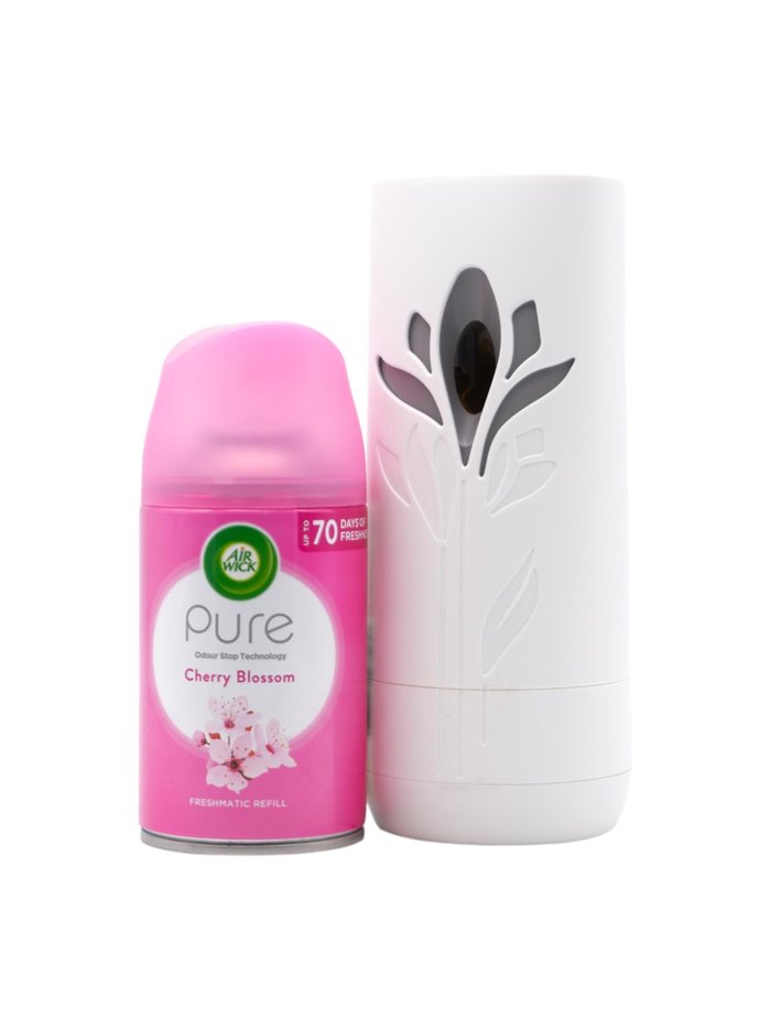 29339 - Air Wick Freshmatic Autospray Kit, Cherry Blossom - 250ml. (Case of 4) - Box:  - Loc: I3