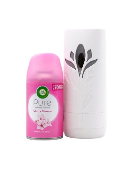 29339 - Air Wick Freshmatic Autospray Kit, Cherry Blossom - 250ml. (Case of 4) - Box:  - Loc: I3