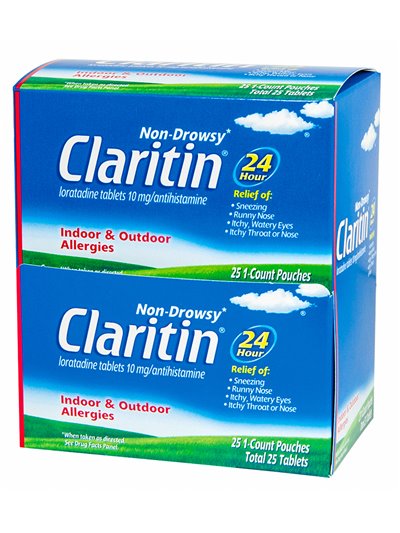 8770 - Claritin 24 Hrs Allergy Relief - 25ct - Box:  - Loc: 31P