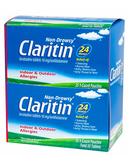 8770 - Claritin 24 Hrs Allergy Relief - 25ct - Box:  - Loc: 31P