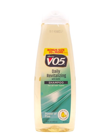 29355 - Alberto VO5 Shampoo, Daily Revitalizing (Normal) - 15 fl. oz. - Box:  - Loc: K9