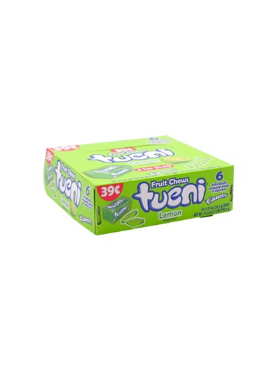 29378 - Tueni Fruit Chew  Lemon (Caramelo Suave) - 12/36ct - Box:  - Loc: L6