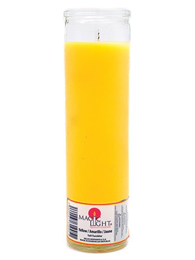 8867 - Candle 7 Days Yellow - (Case of 12) - Box:  - Loc: A9
