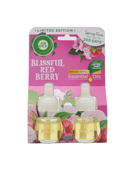 29428 - Air Wick Essential Oils Refill, Red Berry - 2ct/19ml. (Case of 5) - Box:  - Loc: I7