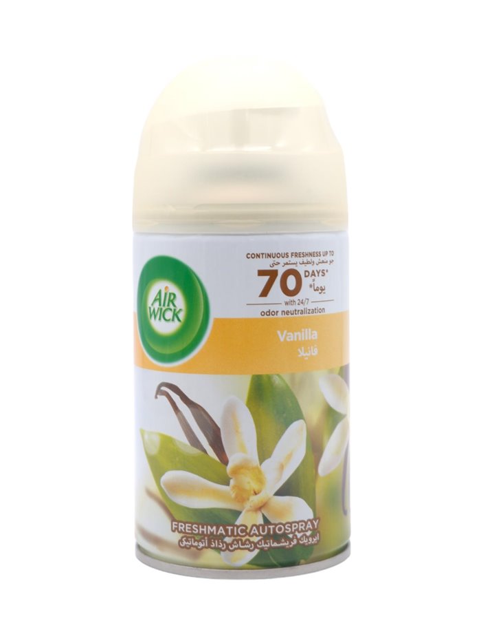 29438 - Air Wick Freshmatic Refill Can, Vanilla - 250ml. (Case of 6) - Box:  - Loc: I6