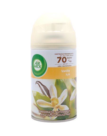 29438 - Air Wick Freshmatic Refill Can, Vanilla - 250ml. (Case of 6) - Box:  - Loc: I6