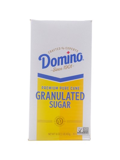 29477 - Domino Premium Cane Granulated Sugar Confectioner - 16oz. (Case of 24) - Box:  - Loc: H2