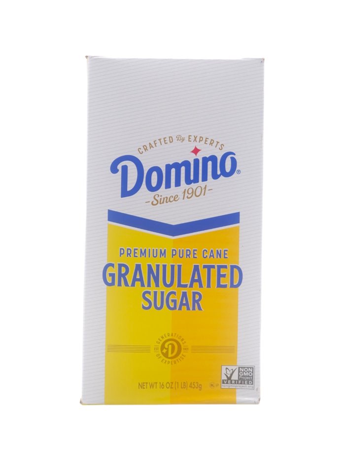 29477 - Domino Premium Cane Granulated Sugar Confectioner - 16oz. (Case of 24) - Box:  - Loc: H2