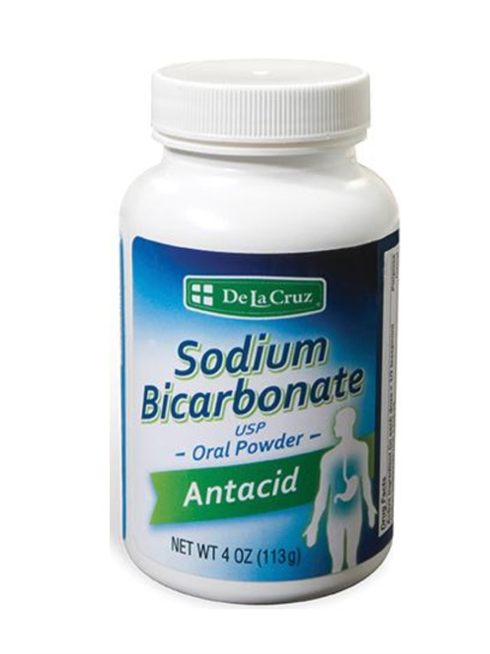 8948 - De La Cruz Sodium Bicarbonate - 4 oz. (Case of 24) - Box:  - Loc: R8